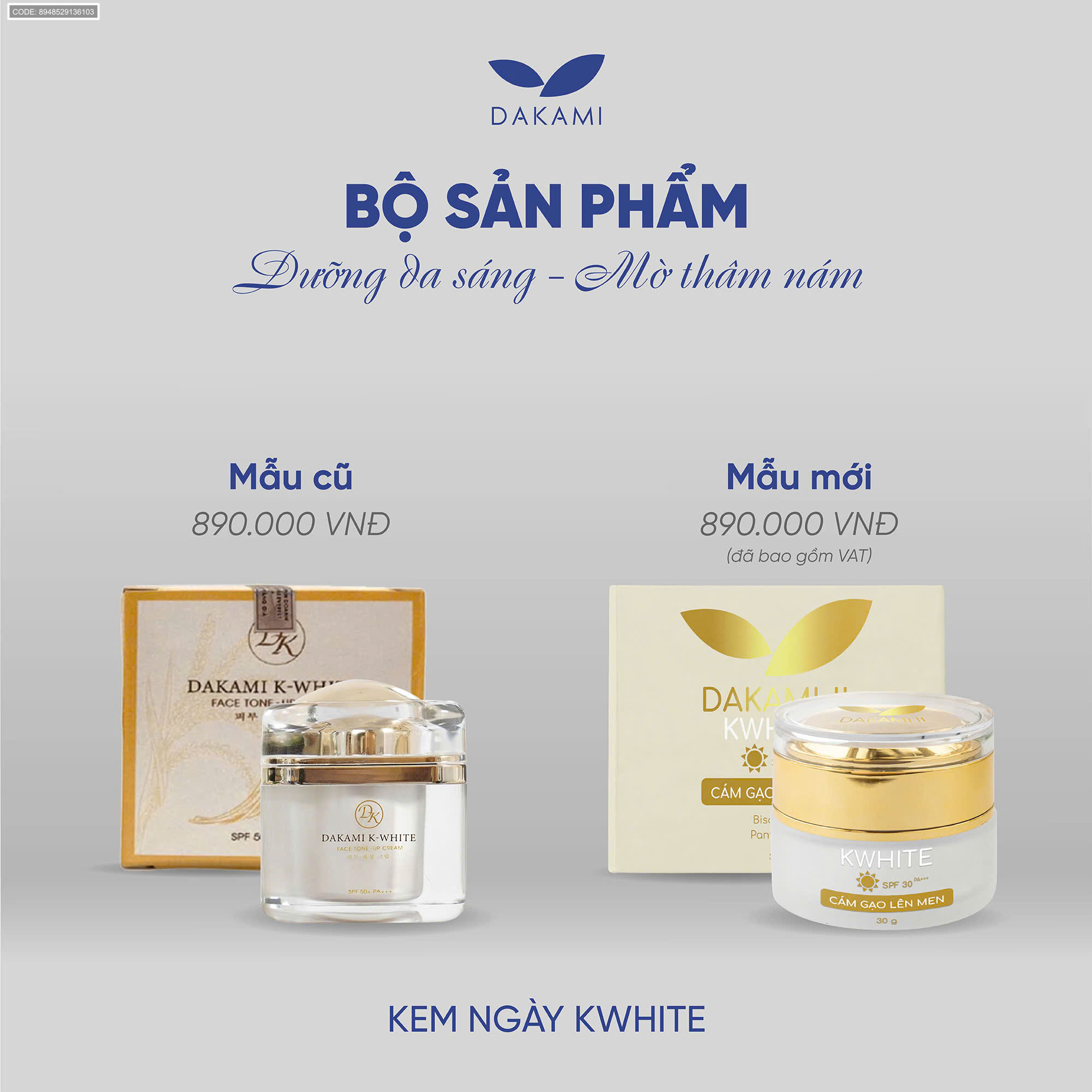 Shop sỉ kem Dakami K White Ban Ngày 3 In 1 14 Shop sỉ kem Dakami K White Ban Ngày 3 In 1