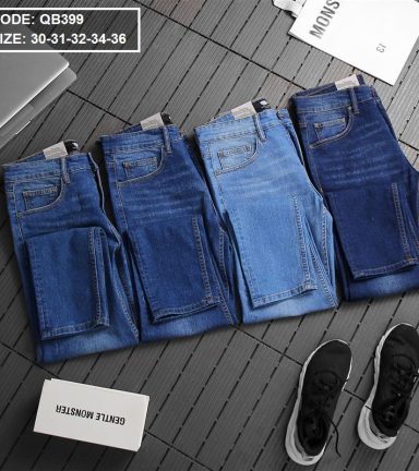 Quần jean dài nam wash nhẹ hàng VNXK ( Có size 36 ) - QB399