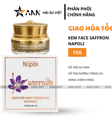 Kem Face Giảm Nám Saffron Napoli Hải Âu Việt - 8936106220160