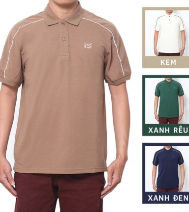 Áo Thun Nam Polo Cá Sấu Thêu Logo Phối Màu (Có Size 3XL) - CS184