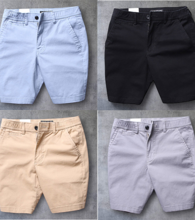 Quần Short Nam Kaki Lưng Thun Co Giãn Yessir Cao Cấp (Có Size 36) - QB400