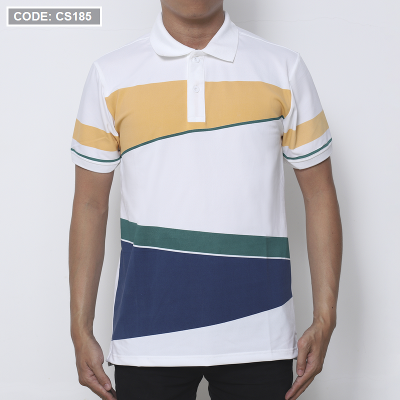 17491-img-5126-4.png Áo Thun Polo Nam Cá Sấu Poly Phối Kẻ Sọc Màu (Có Size 3XL) - CS185