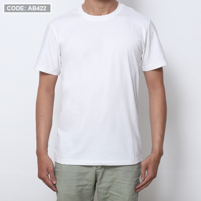 17568-img-3625-4.png Áo Thun Nam Cổ Tròn Tay Ngắn Màu Trơn Đơn Giản (Có Size 3XL) - AB422