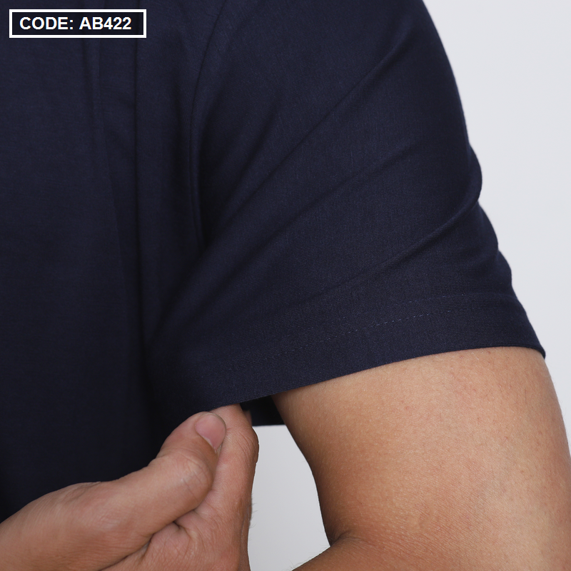 17568-img-3628-4.png Áo Thun Nam Cổ Tròn Tay Ngắn Màu Trơn Đơn Giản (Có Size 3XL) - AB422