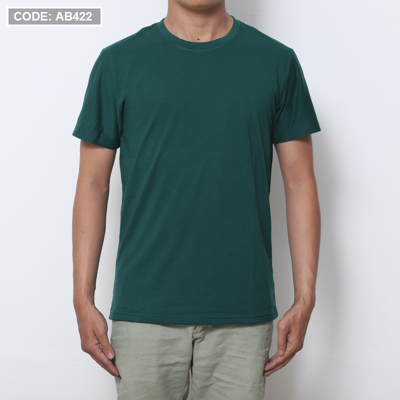 17568-img-3629-4.png Áo Thun Nam Cổ Tròn Tay Ngắn Màu Trơn Đơn Giản (Có Size 3XL) - AB422