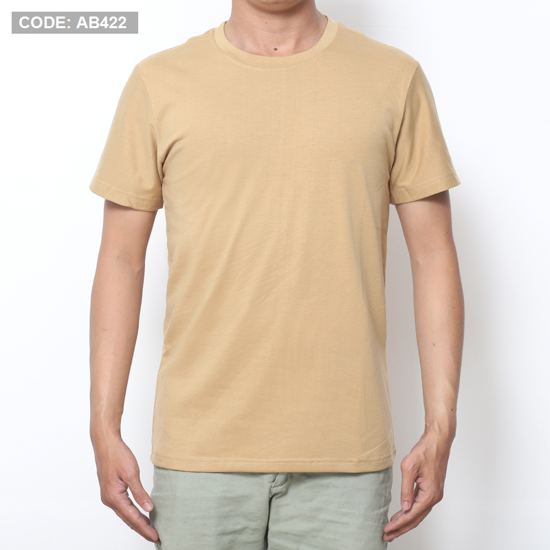 17568-img-3632-4.png Áo Thun Nam Cổ Tròn Tay Ngắn Màu Trơn Đơn Giản (Có Size 3XL) - AB422
