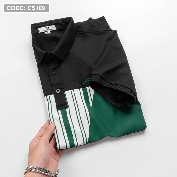 17569-z3700681289975-a96b46b30e417f005187c04bc0146f71-3.jpg Áo Thun Nam Có Cổ Phối Họa Tiết Sọc Ngang Cá Sấu Poly (Có Size 3XL) - CS189