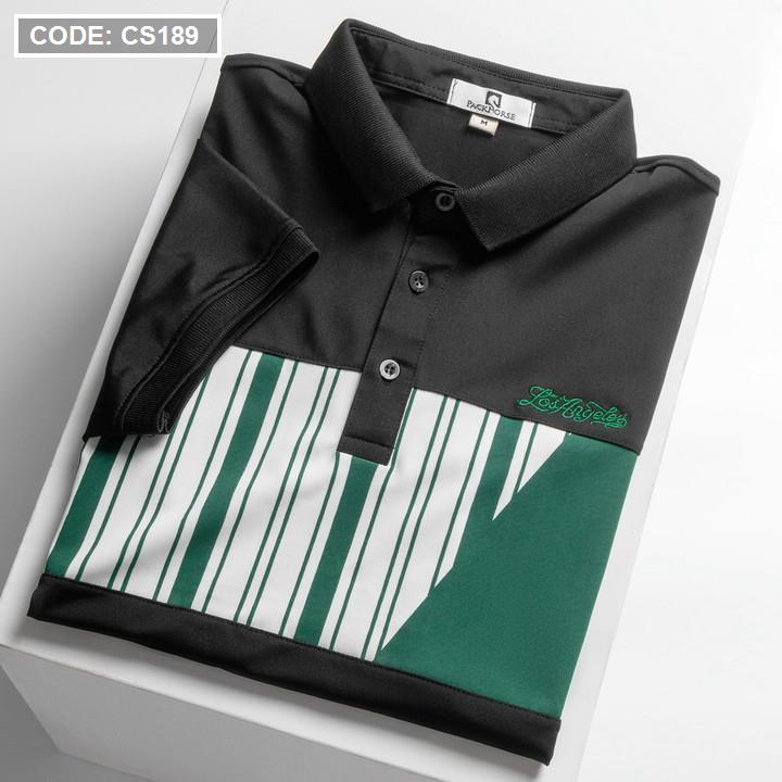 17569-z3700681318239-b6db4e56022a2e153aa39a4c8255f230-3.jpg Áo Thun Nam Có Cổ Phối Họa Tiết Sọc Ngang Cá Sấu Poly (Có Size 3XL) - CS189