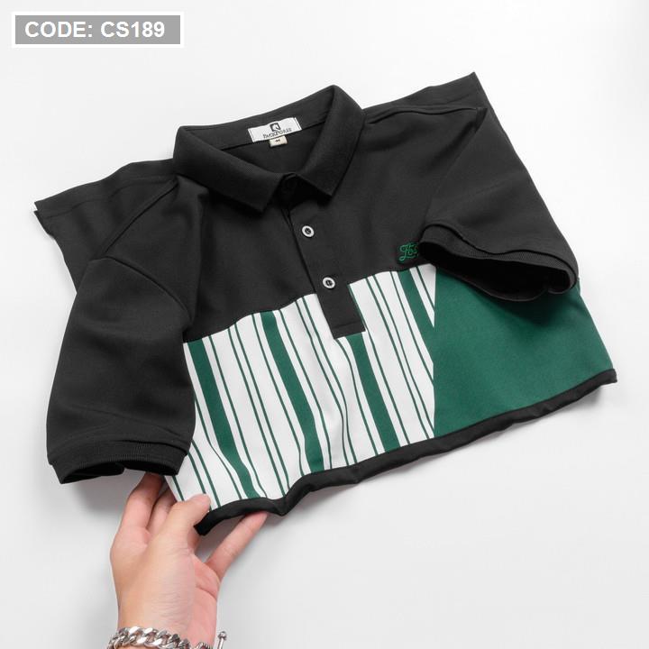 17569-z3700681338829-343e062f9c1c7399c6a3325699cc1b75-3.jpg Áo Thun Nam Có Cổ Phối Họa Tiết Sọc Ngang Cá Sấu Poly (Có Size 3XL) - CS189