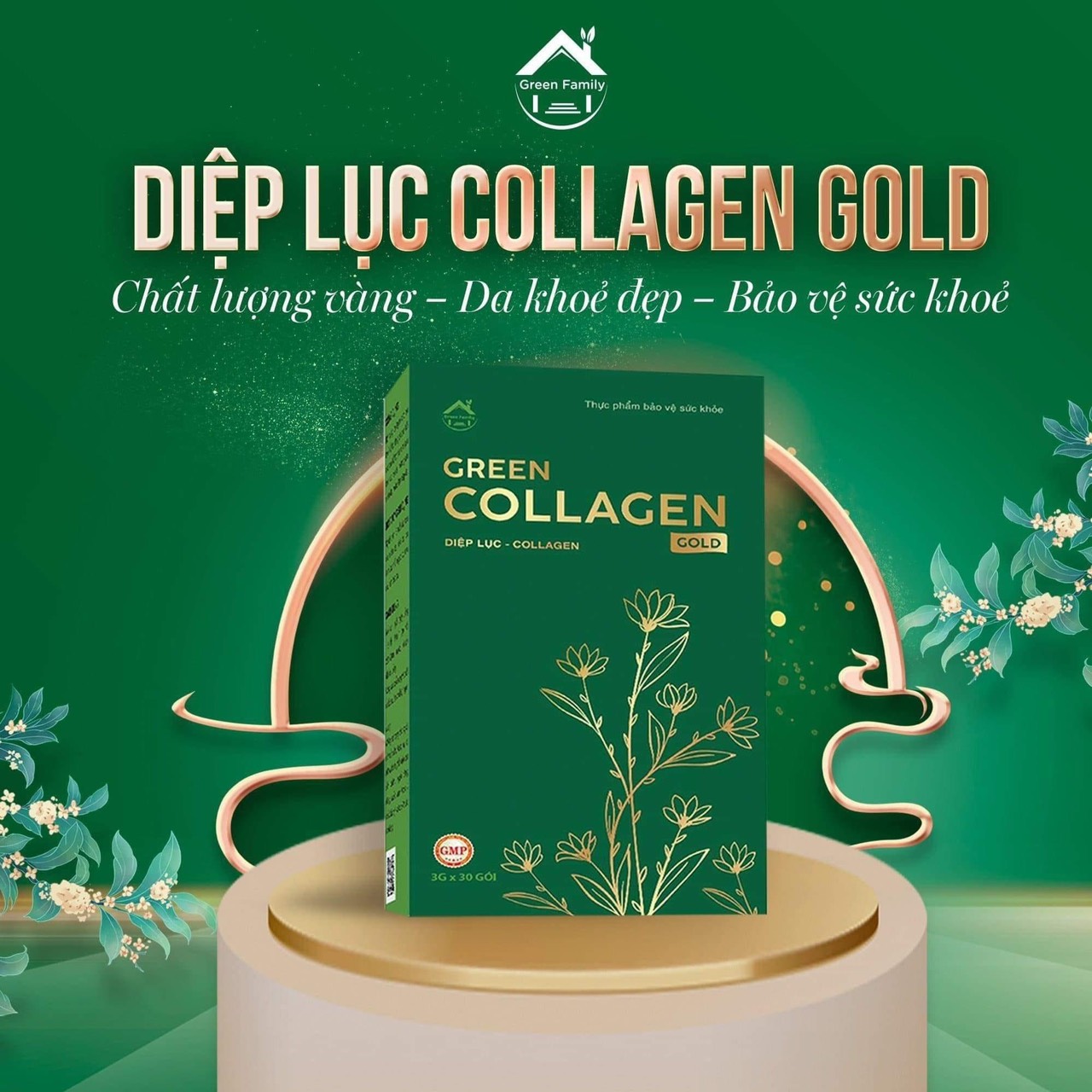 Green Collagen Gold có phải là dạng thuỷ phân của Collagen không?
