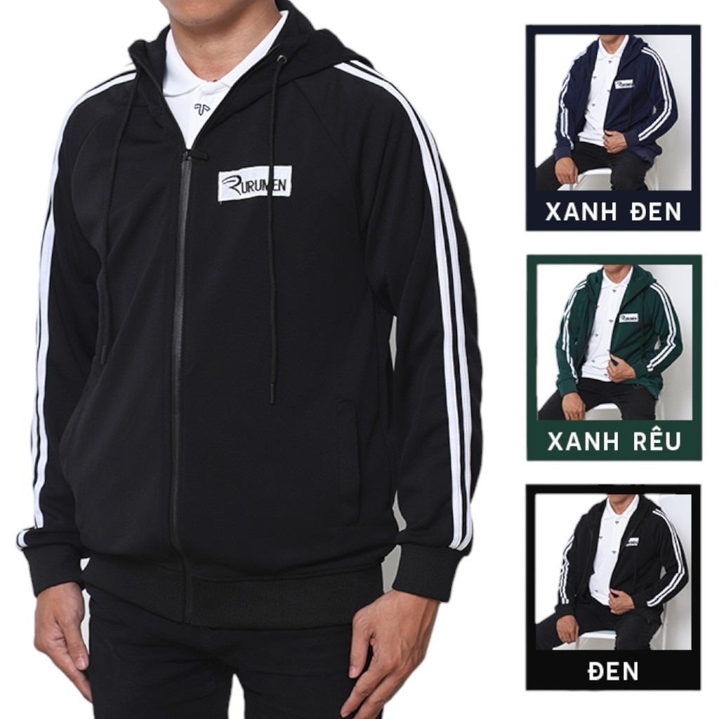 17633_17633-clean-sxac-photoroom-2024_20250822092255.jpg Áo Khoác Nam Thun Thể Thao Rurumen Có Nón Thêu Logo - AK073