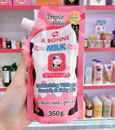 Muối tắm sữa bò tẩy tế bào chết A Bonne Spa Milk Salt 350g Thái Lan - 8857087000148