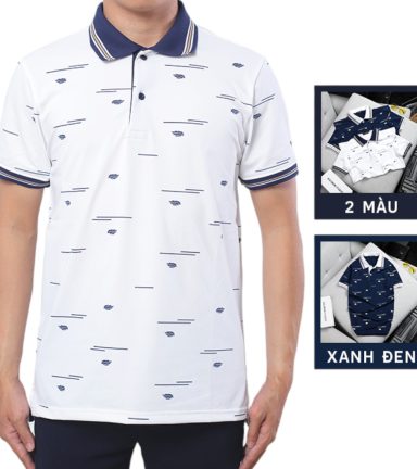 Áo Thun Nam Polo Cá Sấu Viền Bo In Họa Tiết Cao Cấp (Có Size 3XL) - CS191