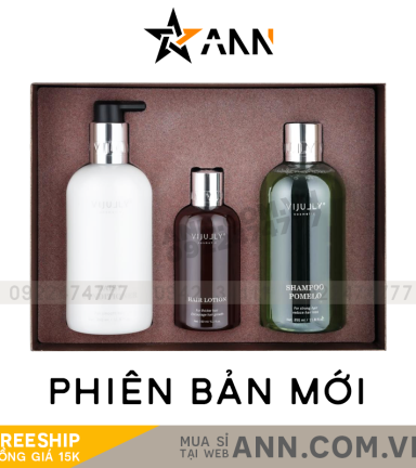 Combo Dầu Gội Xả Xịt Bưởi Vijully Phiên Bản Mới - COMBOBUOI2