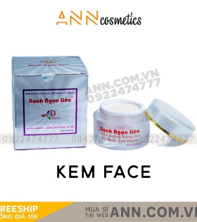 Kem Face Bạch Ngọc Liên 20g Dưỡng Trắng Da Mờ Nám - 8936079450618