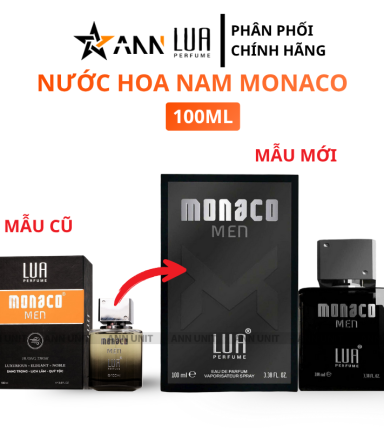 Nước Hoa Nam Monaco Men Đen 100ml LUA Perfume - Phiên Bản Mới - 8936095372406