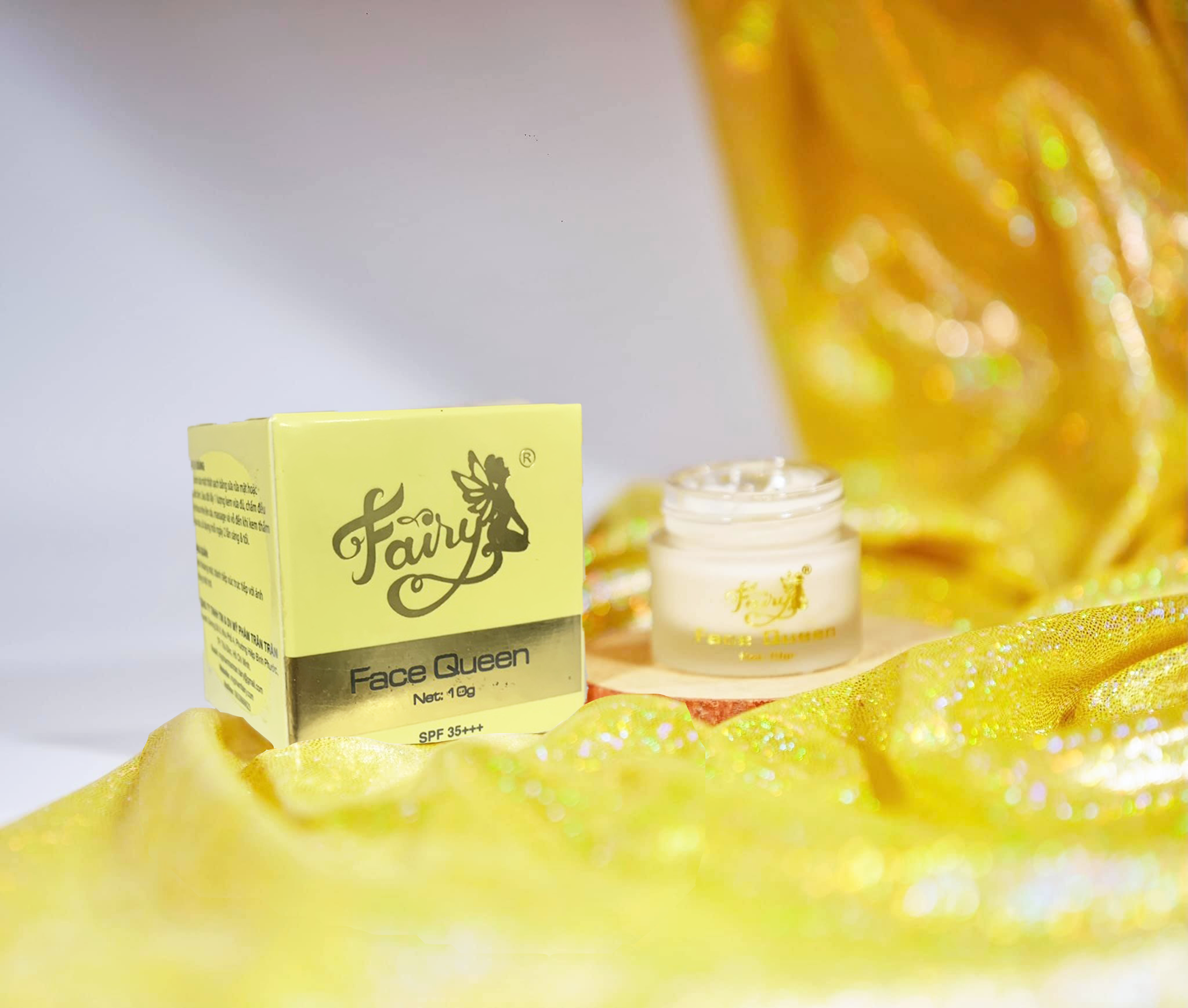 18878-z4218590969154-1125b5e8c24a7bcf6cdf68476ee72edd.png Kem Face Queen Dưỡng Trắng Da Mặt Cao Cấp Fairy Cosmetics Phiên Bản Mini 10gr - 8936115877751