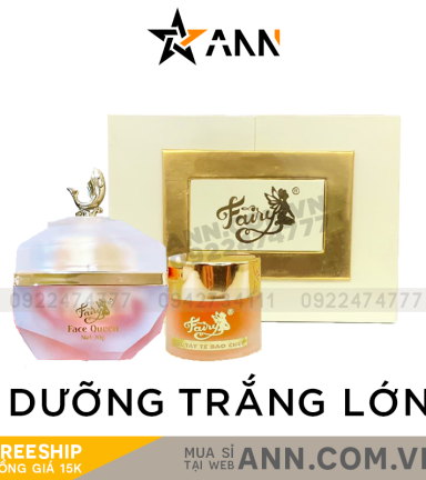 Kem Face Queen Fairy Cosmetics Super Vip Whitening Tặng Gel Tẩy Tế Bào Chết - 8936115877775