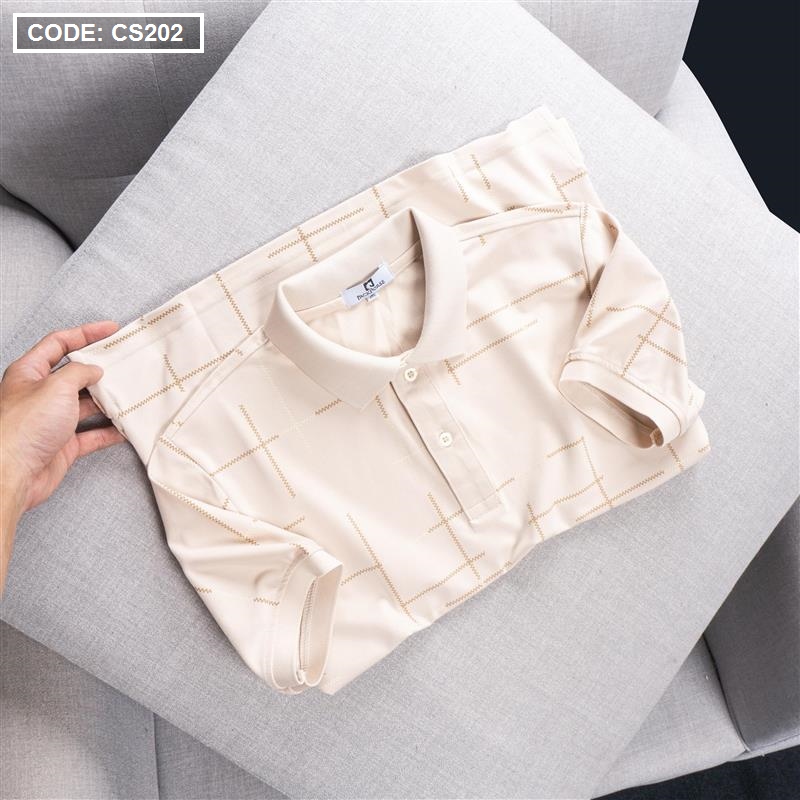 18976-z4233360359143-144fdd11021cb8b8ddc82fe10366f718-6.png Áo Thun Nam Cổ Bẻ Phối Hoạ Tiết Kẻ Sọc (Có size 3x) - CS202