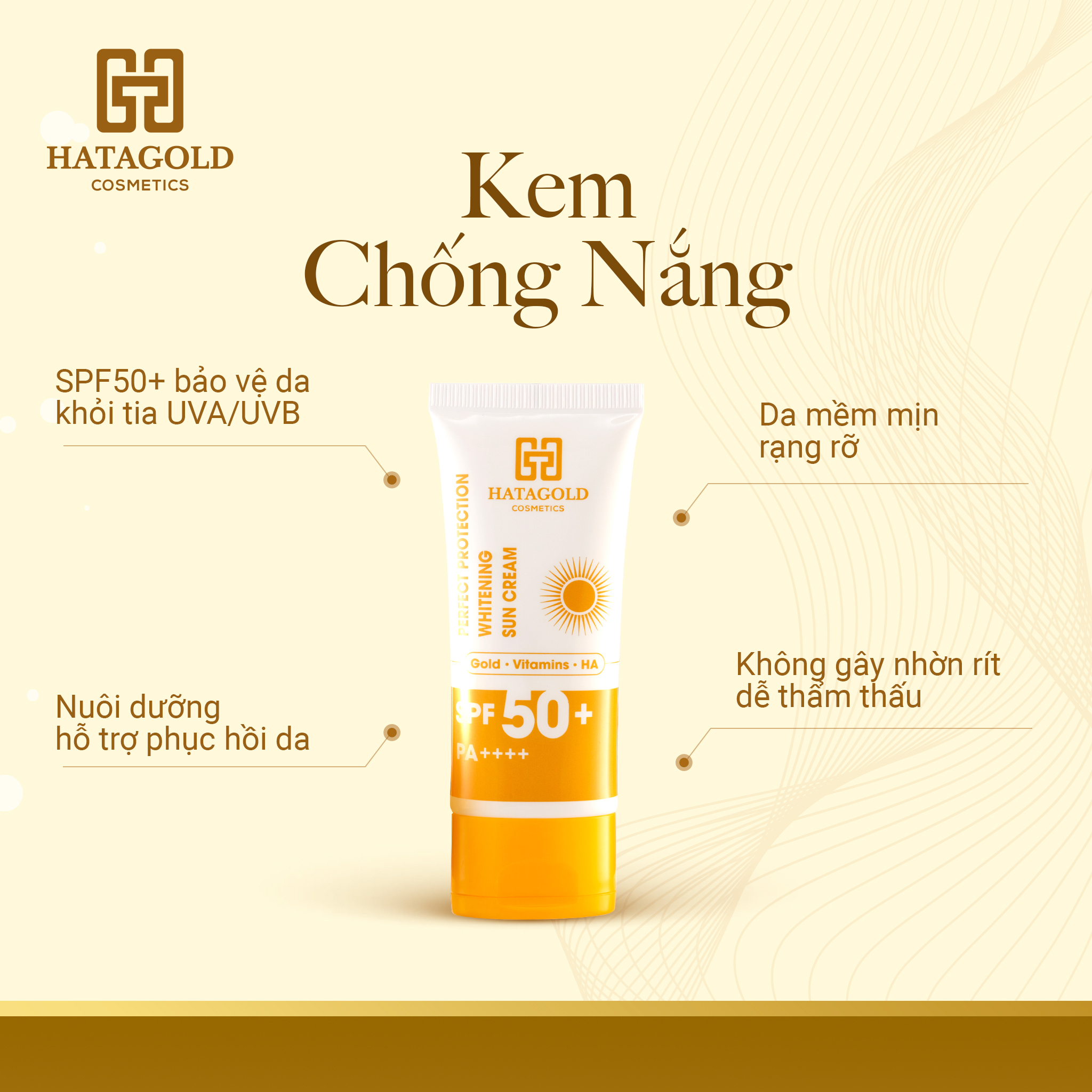 Kem Chống Nắng Cúc La Mã Hatagold Cosmetics 9 Kem Chống Nắng Cúc La Mã Hatagold Cosmetics