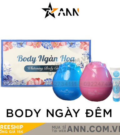 Kem Body Ngàn Hoa Vip White Phiên Bản Nâng Cấp Tặng Kích Trắng - 8938521762386