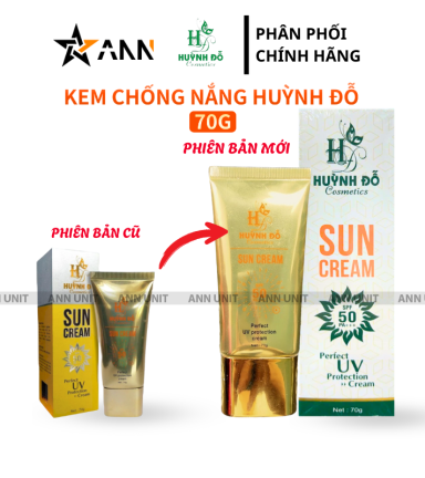 Kem Chống Nắng Huỳnh Đỗ 70g Phiên Bản Mới - 8938523197230