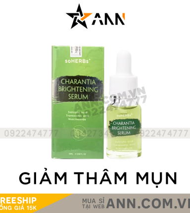 Serum Giảm Thâm Mụn Khổ Qua Soherbs Charantia Brightening Serum - 8936107870333