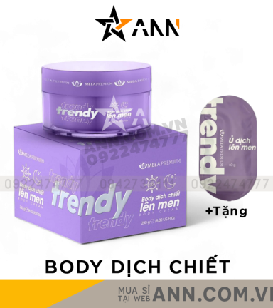 Kem Body Trendy Meea Origin Dịch Chiết Lên Men - BDMEEA01