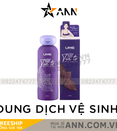 Dung Dịch Vệ Sinh Phụ Nữ Tía Tô UME Ngọc Trinh 150ml - DDTIATO01