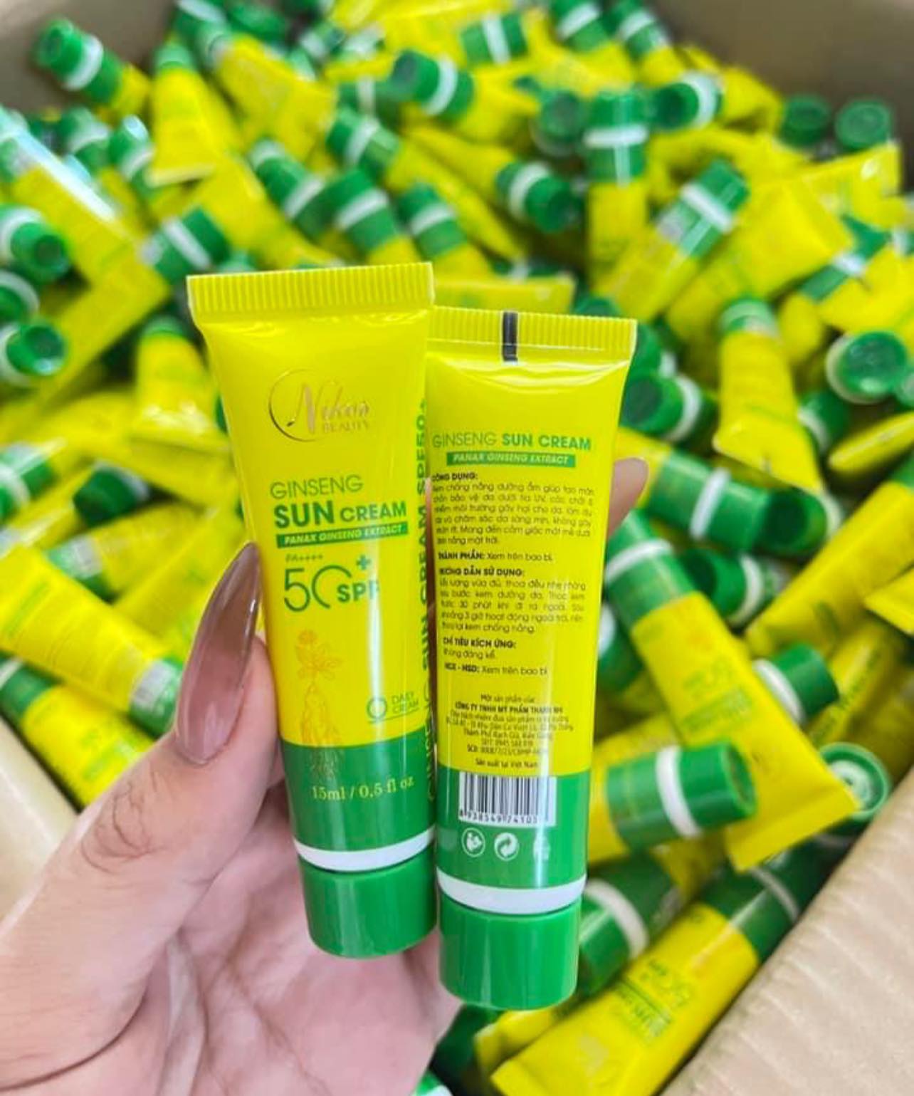 19827-347391992-3467864083459764-7333039551472170702-n-1.jpg Kem Chống Nắng Rễ Sâm Nicos Beauty Mini 15g - 8938549741059