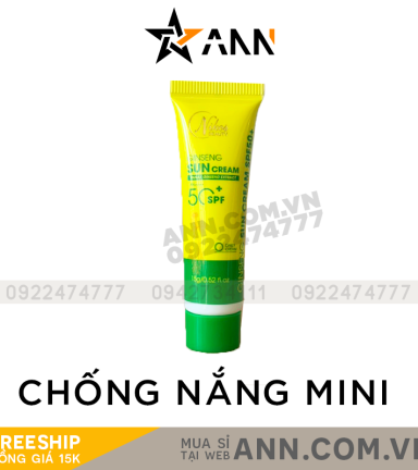 Kem Chống Nắng Rễ Sâm Nicos Beauty Mini 15g - 8938549741059
