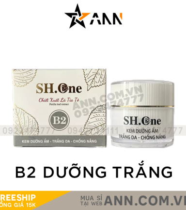 Kem Face Dưỡng Ẩm Trắng Da B2 SH One Trắng Chiết Xuất Lá Tía Tô - FACETRANGB2