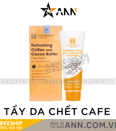Kem Tẩy Da Chết Cafe Bơ Cacao Hatagold Cosmetics - 8936214120062