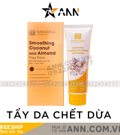 Kem Tẩy Da Chết Dừa Hạnh Nhân Hatagold Cosmetics - 8936214120079