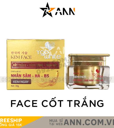 Kem Face Cốt Trắng Nhân Sâm Yoo White - COTTRANGYW