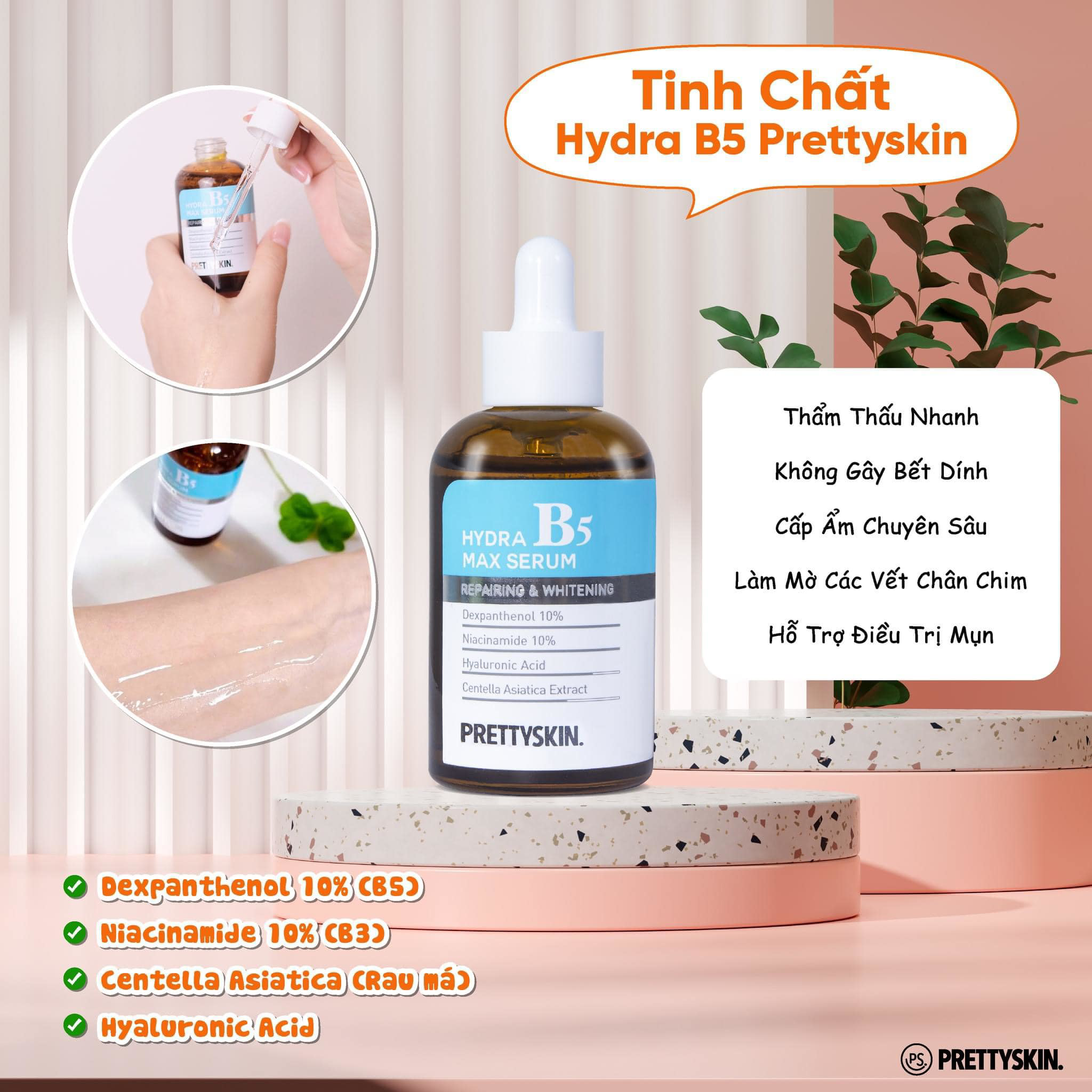 Nguồn hàng sỉ serum B5 Phục Hồi Da PrettySkin 17 Nguồn hàng sỉ serum B5 Phục Hồi Da PrettySkin