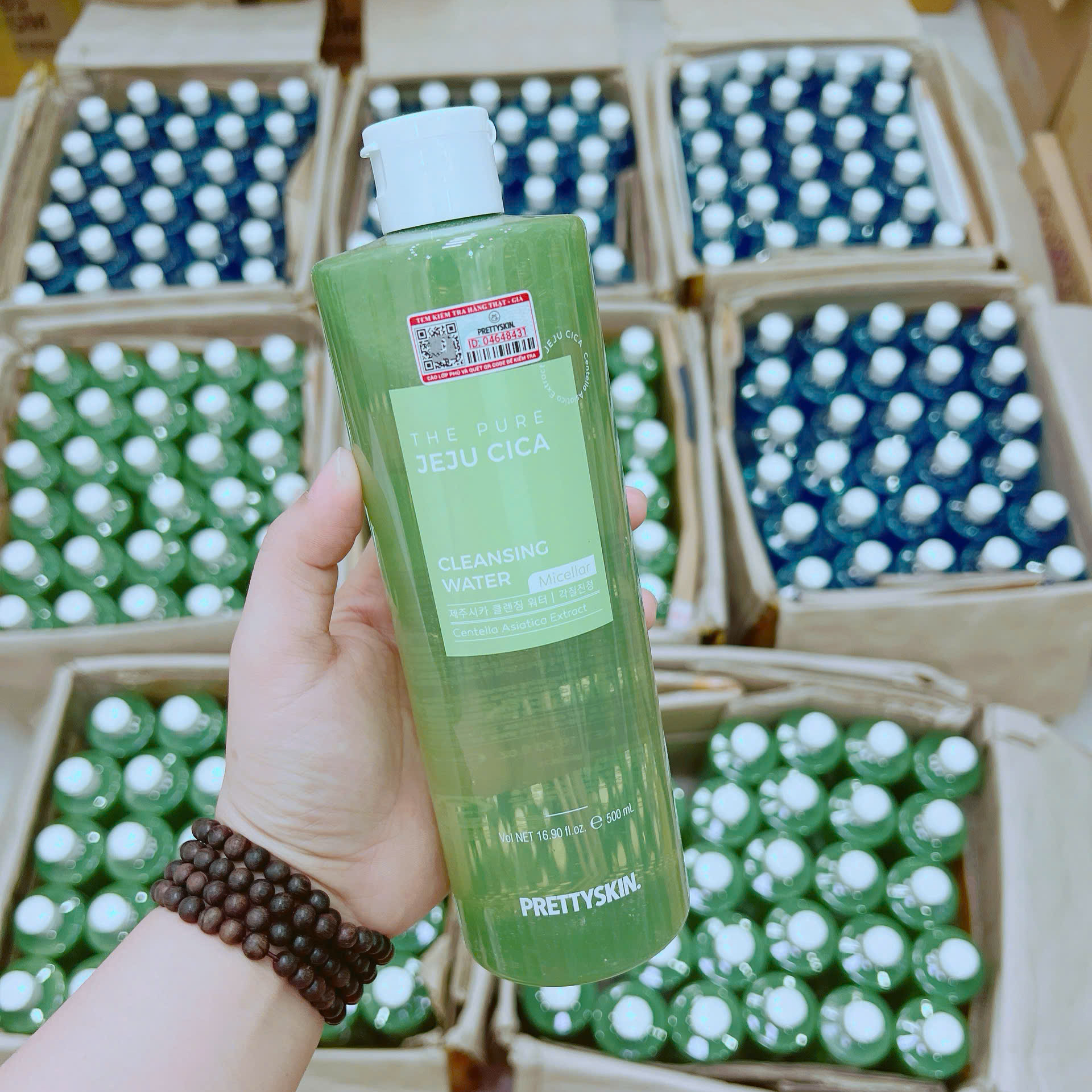 Nước Tẩy Trang Rau Má PrettySkin 9 Nước Tẩy Trang Rau Má PrettySkin