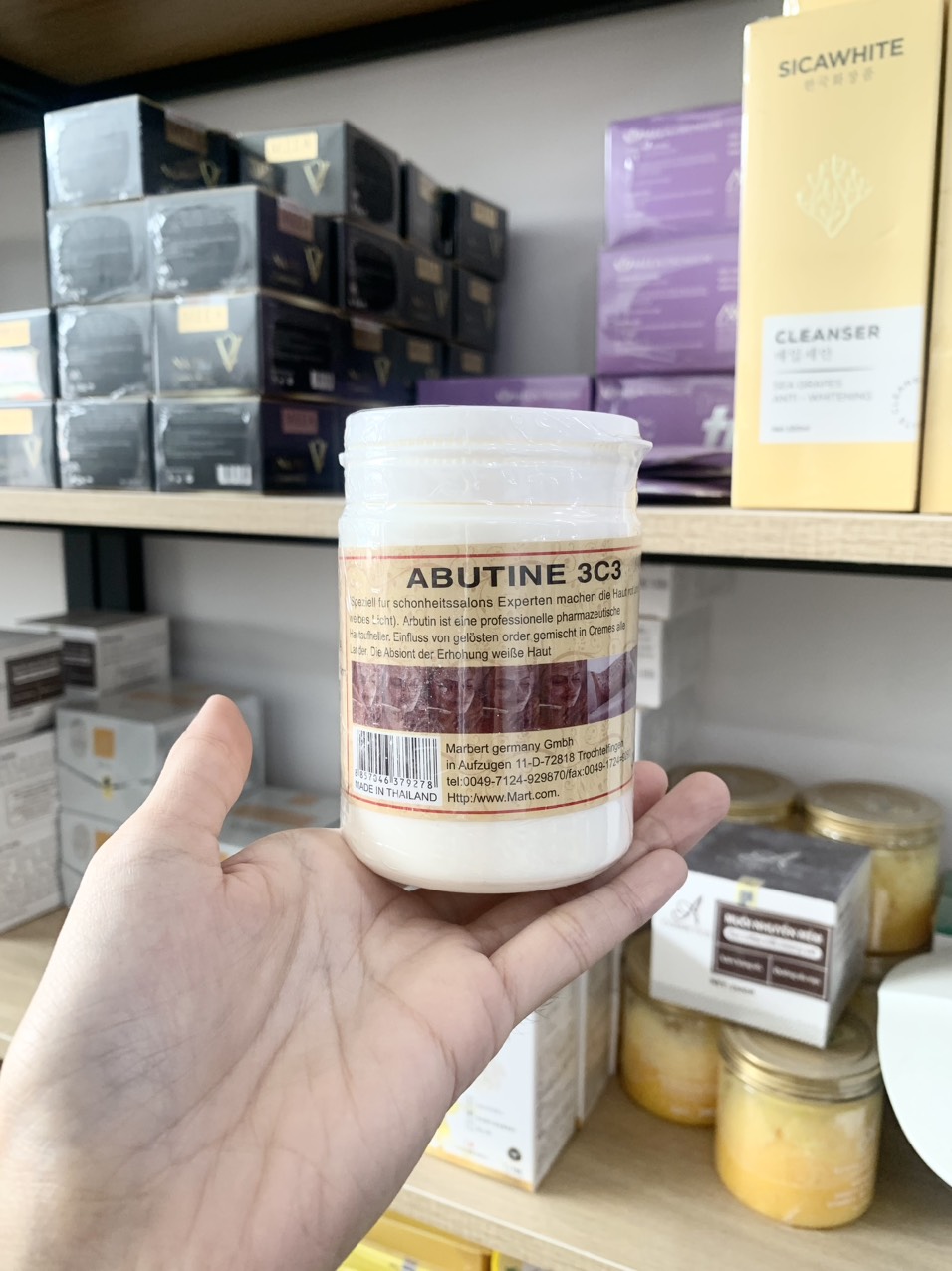 Nơi lấy sỉ kem Kích Trắng Abutine 3C3 Màu Vàng 200g 4 Nơi lấy sỉ kem Kích Trắng Abutine 3C3 Màu Vàng 200g