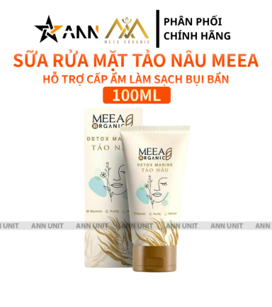 Sữa Rửa Mặt Tảo Nâu Meea Organic Detox Marine - SRMTAONAU