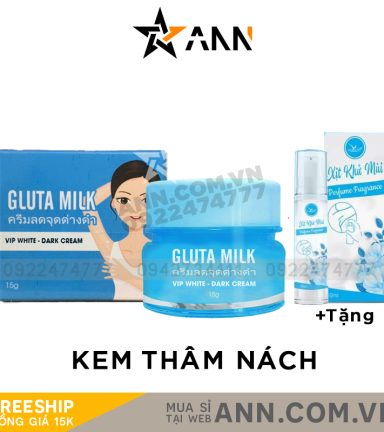 Kem Thâm Nách Gluta Milk Vip White - 893852176553