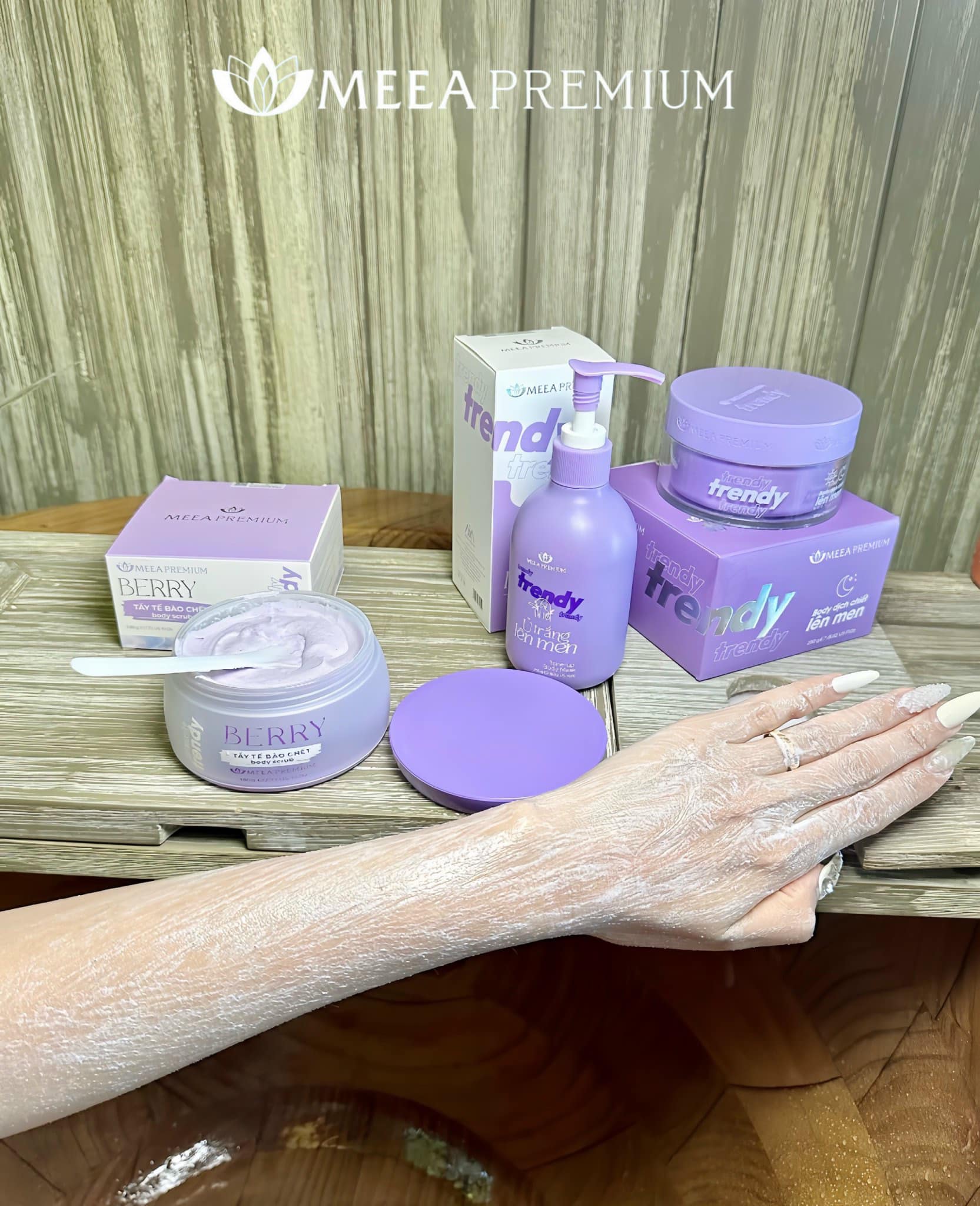 Tẩy Tế Bào Chết Berry Trendy Meea Premium Organic 10 Tẩy Tế Bào Chết Berry Trendy Meea Premium Organic