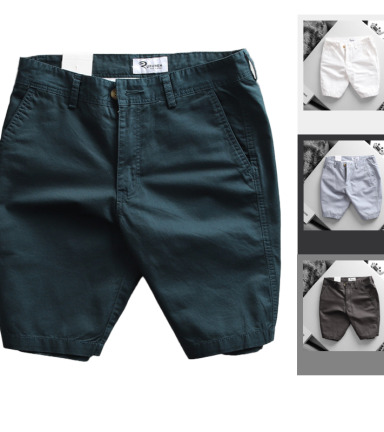 Quần Short Kaki Nam Trơn Rurumen Cao Cấp - QB416