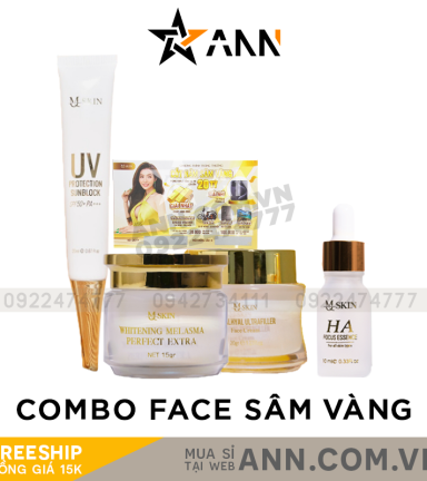 Combo Kem Face Sâm Vàng MQ Skin - CBFACEMQSKIN01