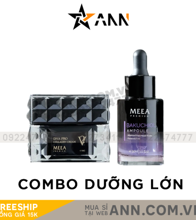 Combo Dưỡng Da Face Cá Hồi DNA Pro V2 Lớn + Serum Bakuchiol Ampoule V2 Lớn Meea Orgin - CBFACEMEEA01