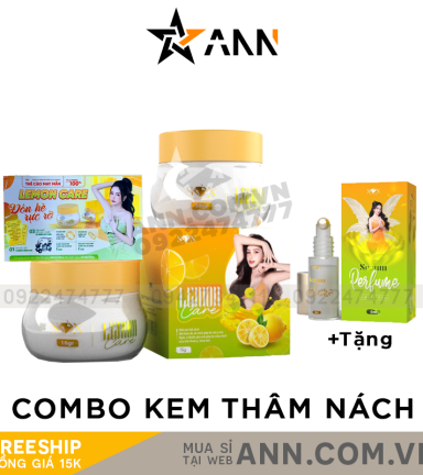 Combo 2 Hộp Kem Thâm Nách Lemon Care SON Cosmetic (Tặng Serum) - COMBOSON7
