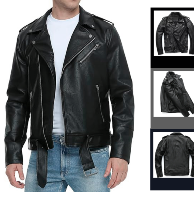 Áo Khoác Da Nam Biker Lót Dù Cao Cấp (Có size to 3x) - AK078