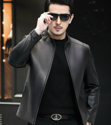 Áo Khoác Da Nam Lót Lông Cao Cấp (Có size to 3x) - AK081