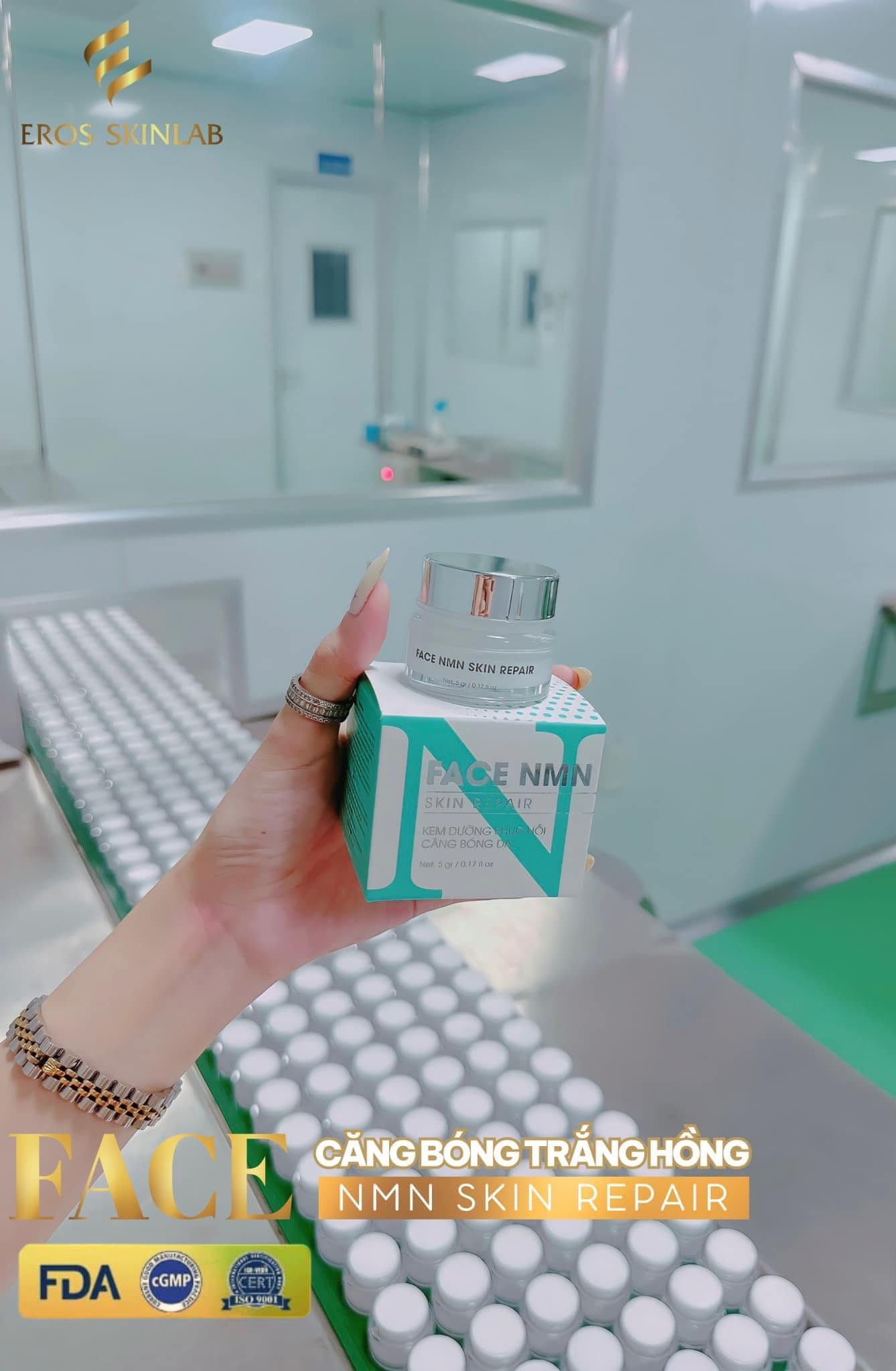 22417-384497162-3507100659511165-7019282034047370717-n-1-2.jpg Combo Kem Face và Serum Tinh Chất Collagen Peptide Eros Skinlab - CBFACEEROS