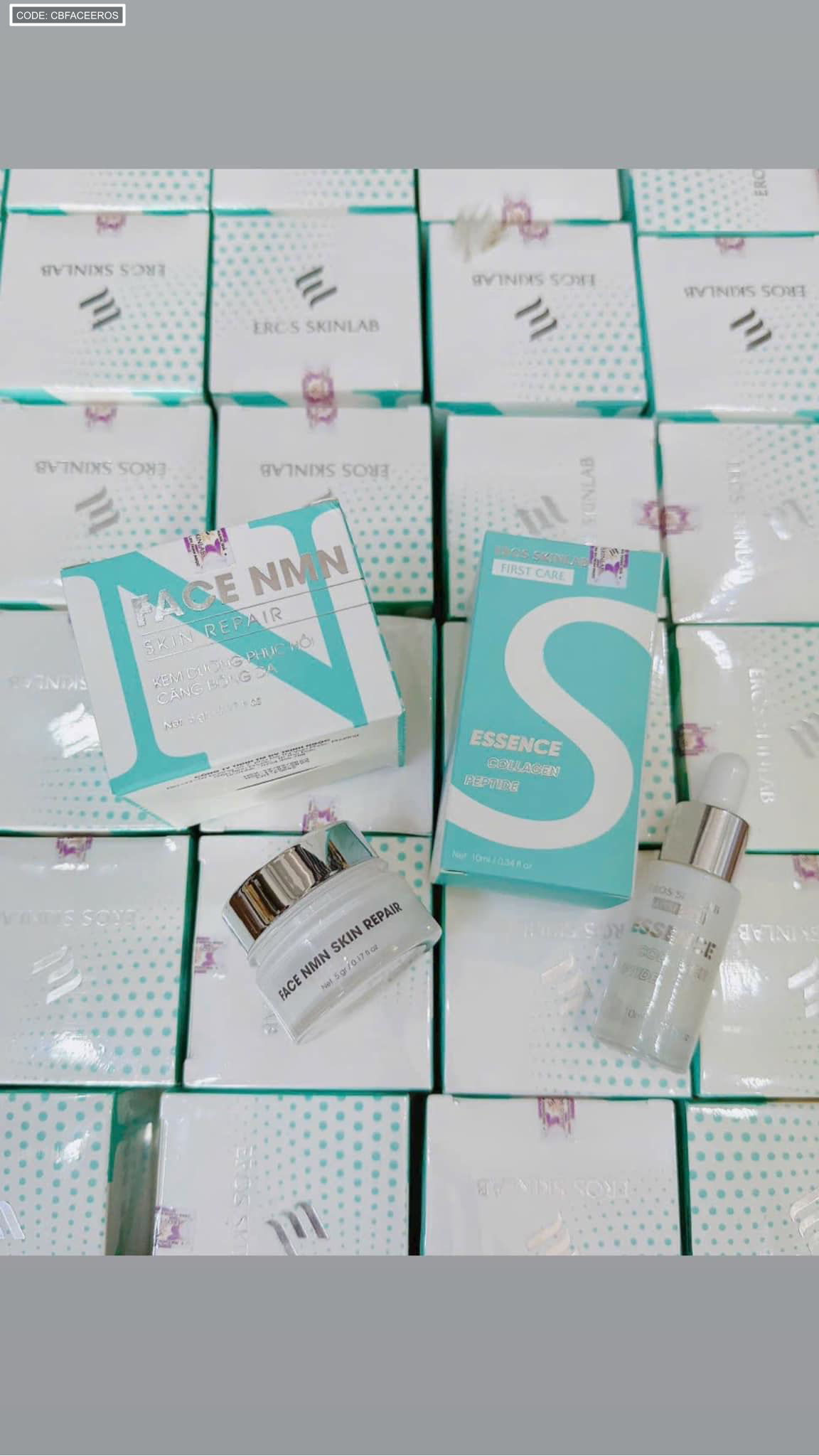 Combo Kem Face và Serum Tinh Chất Collagen Peptide Eros Skinlab 20 Combo Kem Face và Serum Tinh Chất Collagen Peptide Eros Skinlab