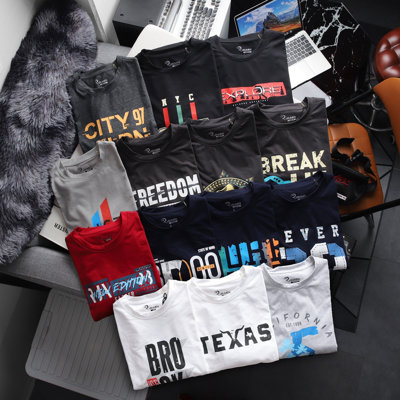 22451-z4822984776055-9363330e9314c34087e3bf0cbfd3ff5f.png Áo Thun Nam Tay Dài Cổ Tròn Rurumen Màu Xám In Chữ CITY 97 Big Size - AB478